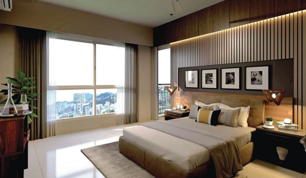 Purva Grand Hills Bedroom Area